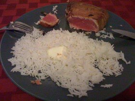 Sesame, lime and soy marinated ahi tuna with a sid.jpg